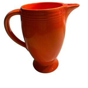 Vintage Homer Laughlin HLC Fiesta Ware Orange Coffee Pot w/o Lid